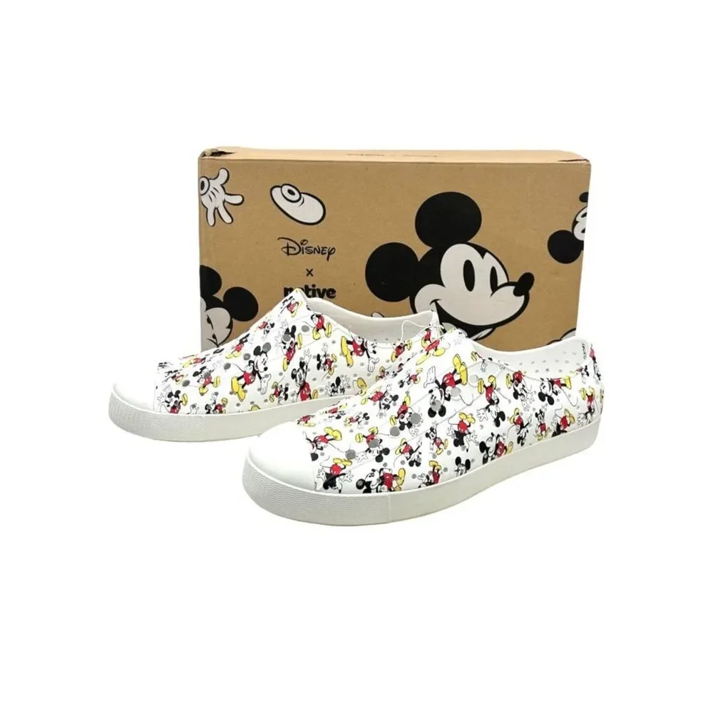 Native Jefferson Disney Mickey Print Slip-On Water Shoes Men’s 12 Women's 14